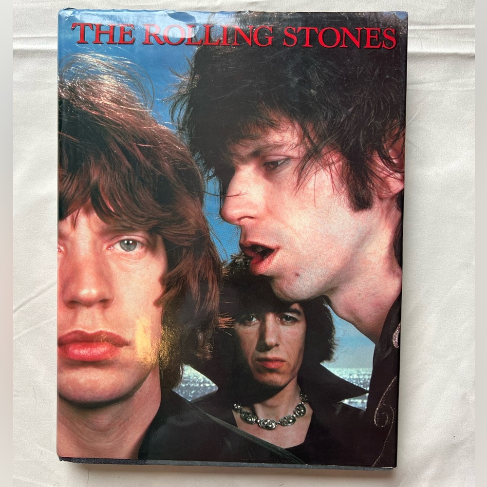 THE ROLLING STONES Hardcover Book 1983 Illustrated Text by Robert Palmer Rare